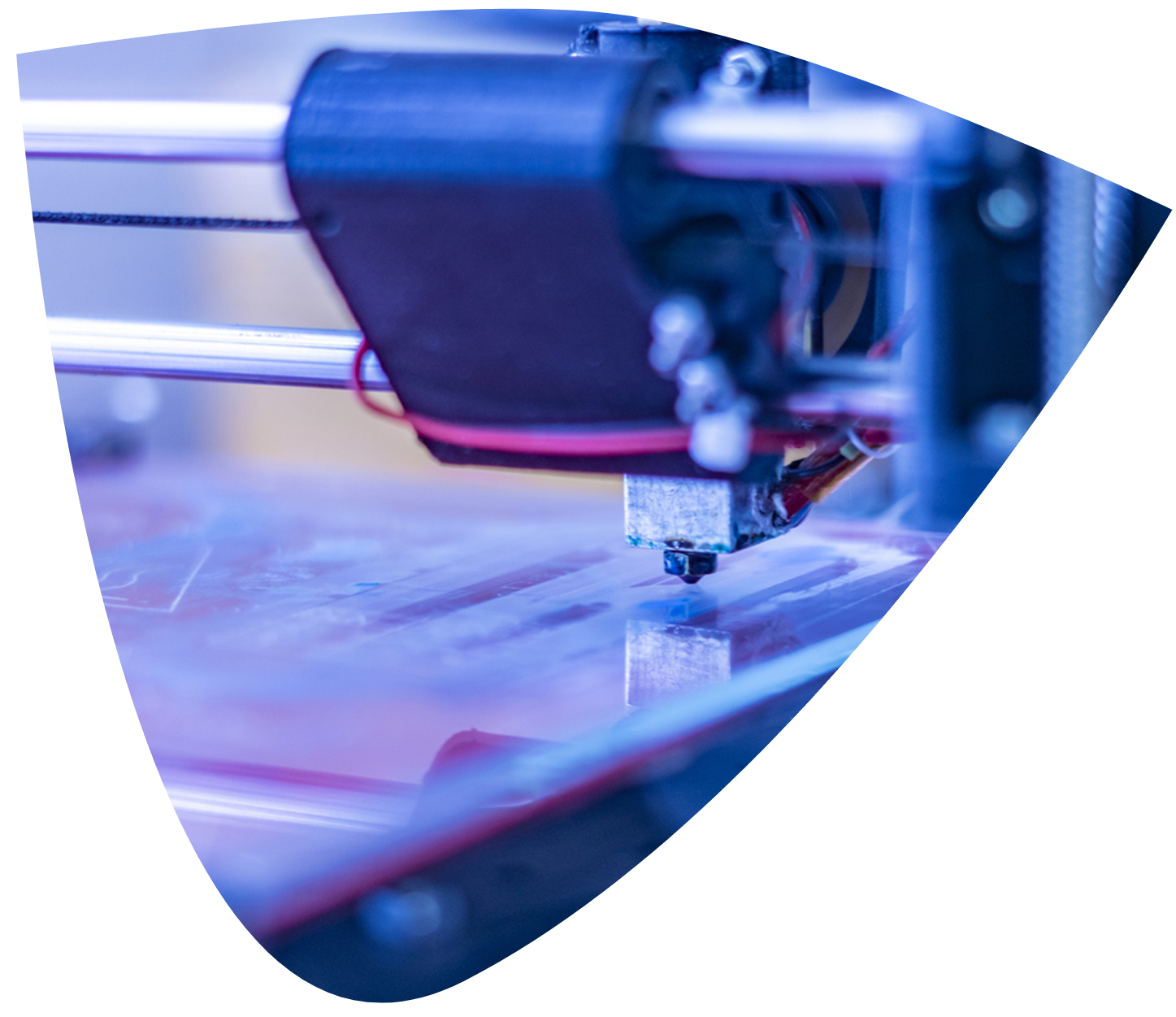 Close up industrial digital print | Field service on behalf of print and graphics OEMs from Veritek