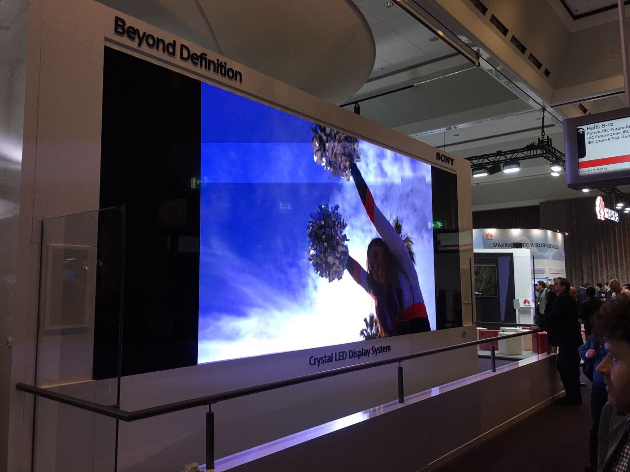 Veritek installing Direct View Displays for Sony Veritek