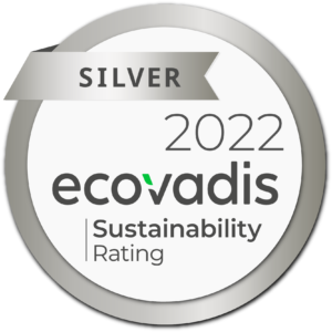 EcoVadis Silver Sustainability Rating Logo