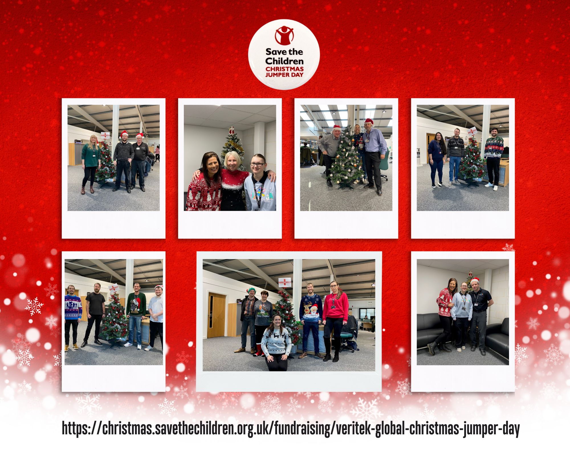 Veritek is taking part in Christmas Jumper Day to raise money for Save The Children