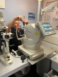 Field Engineer onsite at Boots Opticians